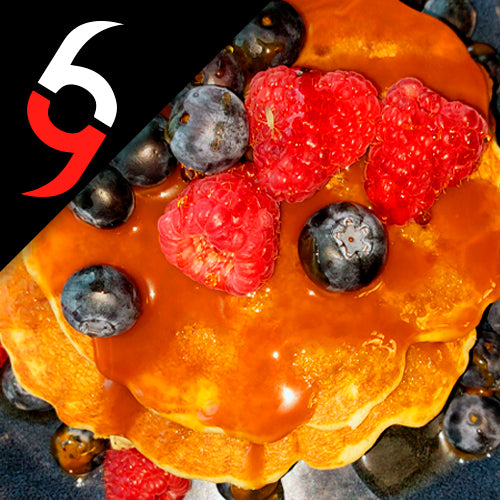 Hot cakes con berries