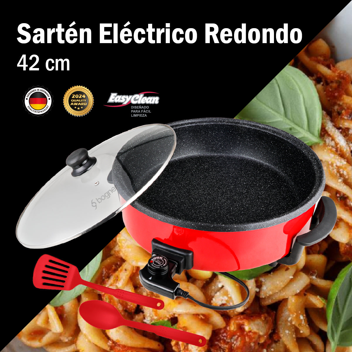 Sartén Eléctrico Antiadherente 7.5L Bogner
