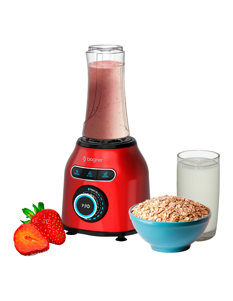 Licuadora 2 En 1 Con Vaso Para Licuados Bogner 1200w