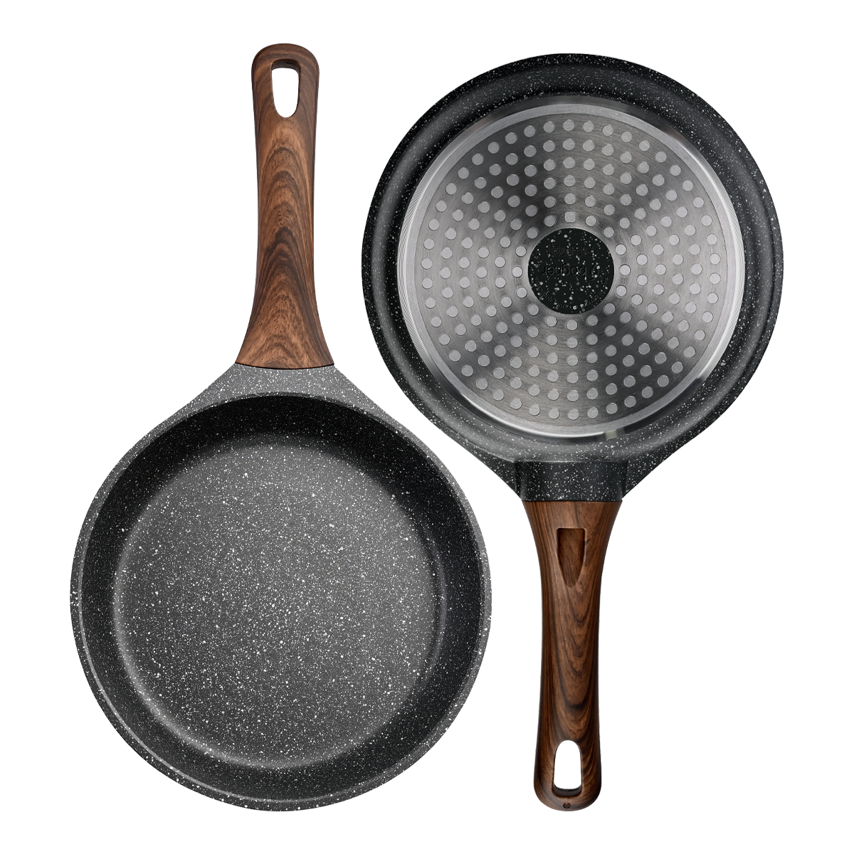 Sartén De Aluminio Fundido 24cm Marble Black Pro Bogner