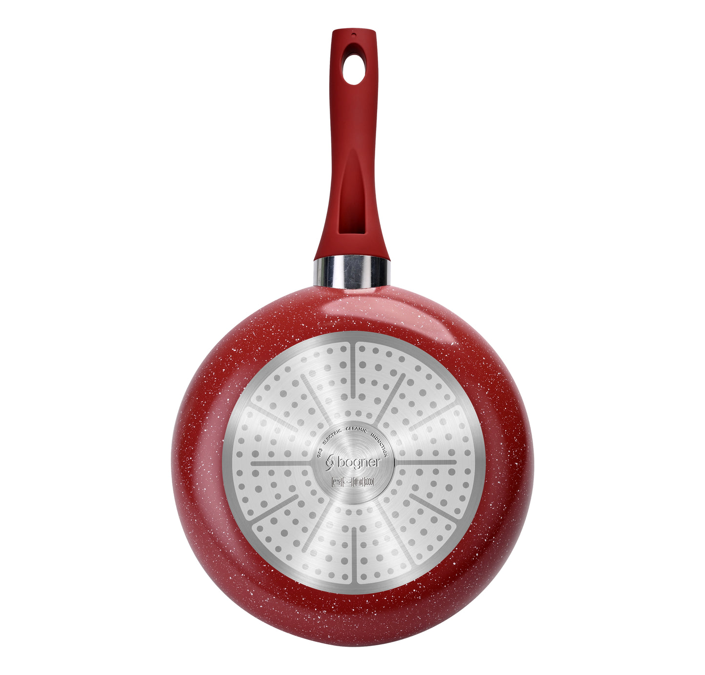 Sartén Aluminio Prensado 28cm Marble Red Pro Bogner