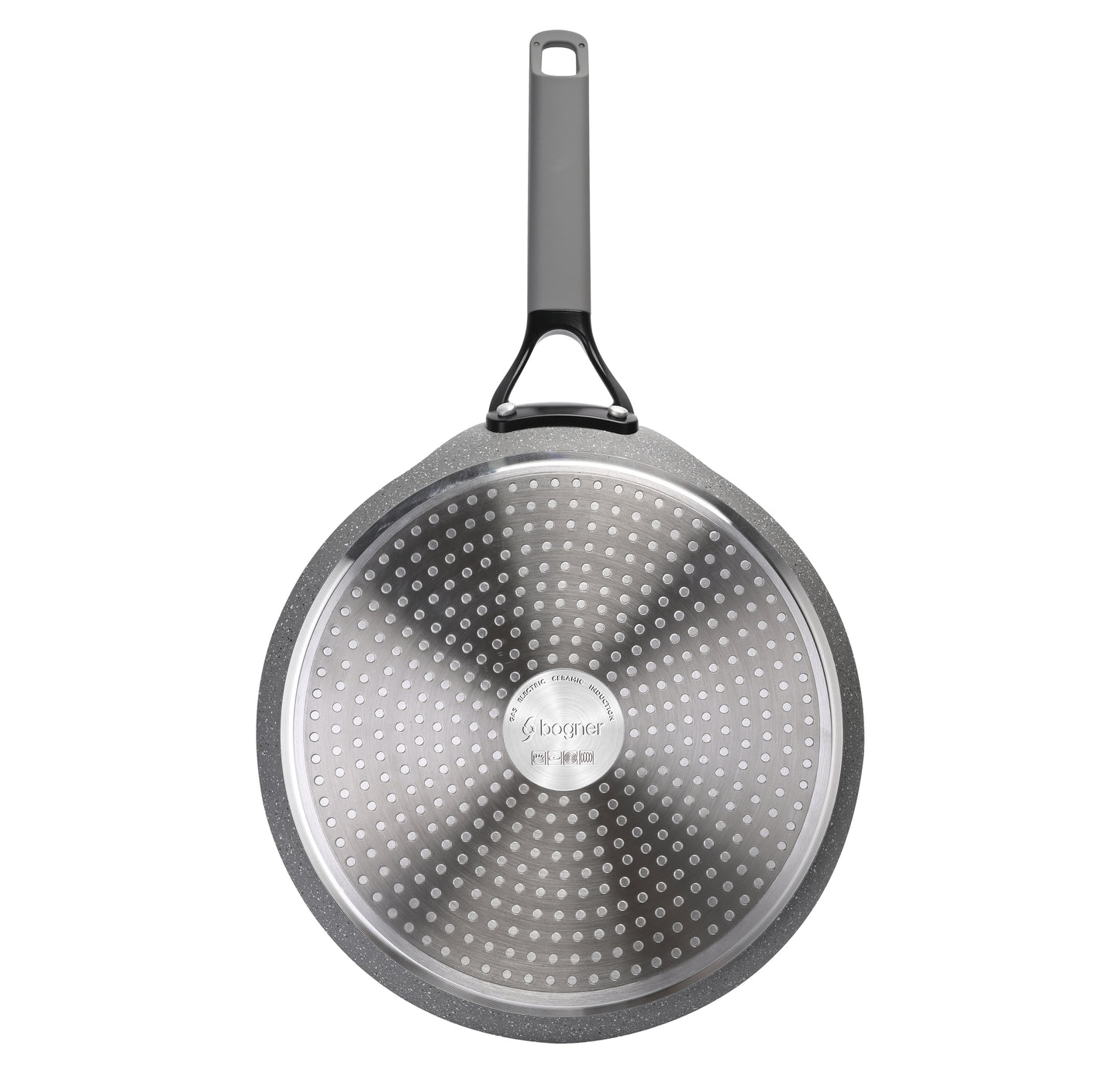Comal De Aluminio Forjado 26cm Marble Stone Pro Bogner
