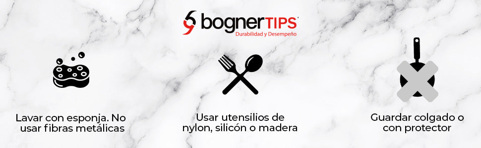 Set de Comal y Sartén 24 y 25 cm de granito y madera con doble antiadherente