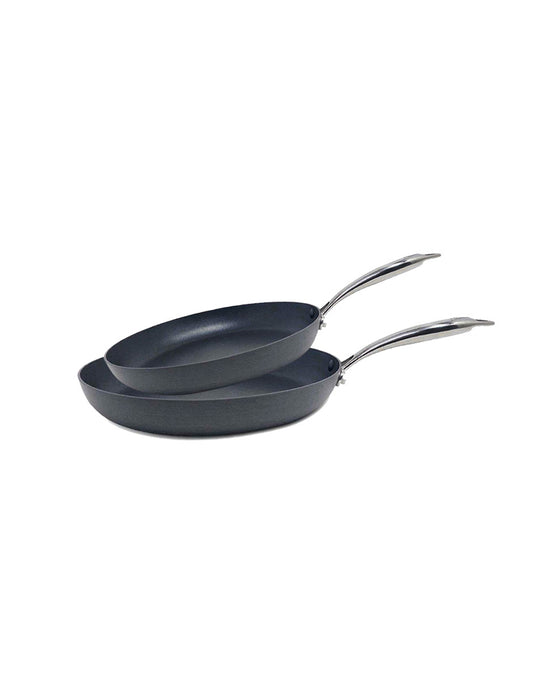 Set de Sartenes 24 y 20 cm de aluminio anodizado con doble antiadherente