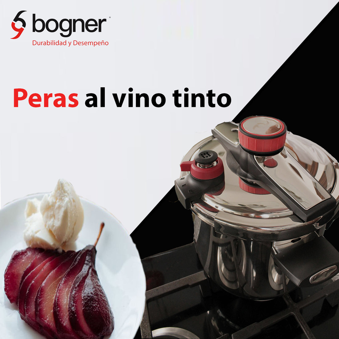 Peras al vino tinto