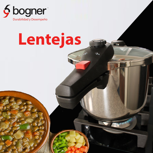 Como cocinar lentejas en olla de presión