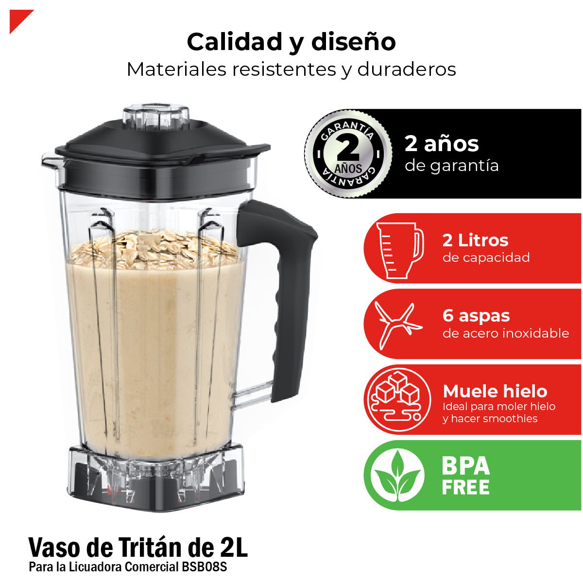 Vaso para Licuadora BSB08S