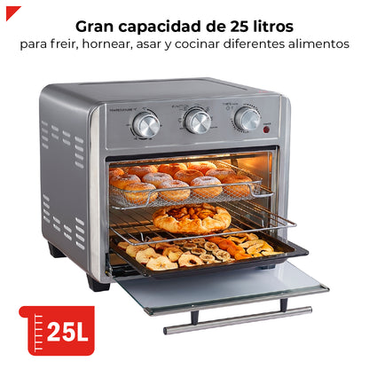 Bogner Horno Freidora De Aire Acero Inoxidable 25L BAF25