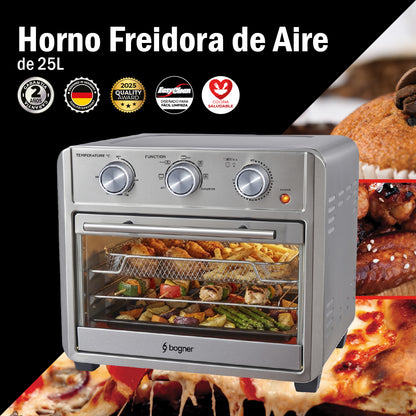Bogner Horno Freidora De Aire Acero Inoxidable 25L BAF25
