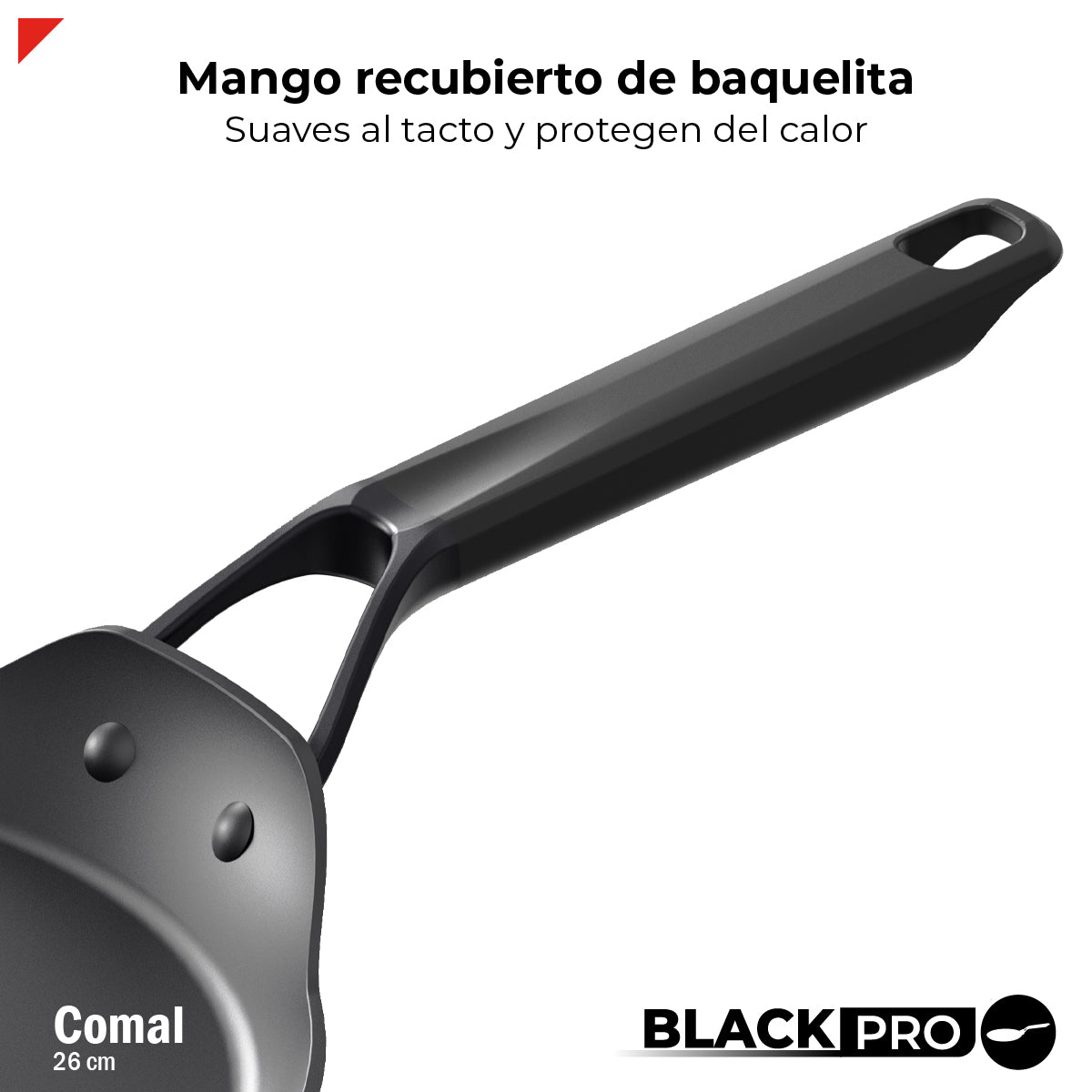 Bogner Comal 26cm Inducción Aluminio Forjado BCPBK26