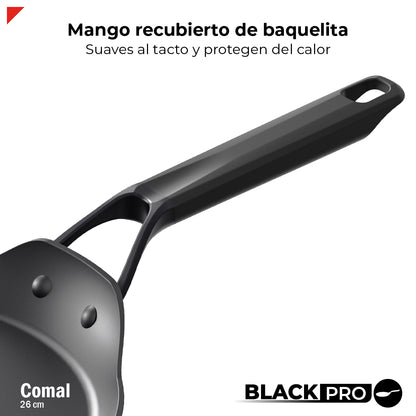 Bogner Comal 26cm Inducción Aluminio Forjado BCPBK26