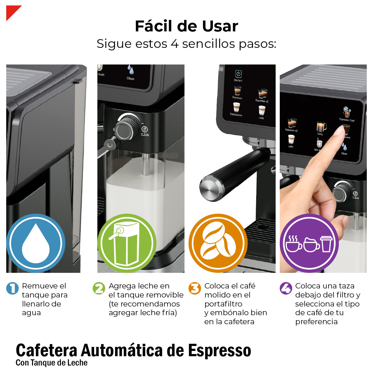 Bogner Cafetera Espresso Automática 20b BDECM03B