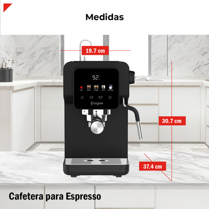 Cafetera Digital Para Espresso 1350w 20 Bar BDECM05