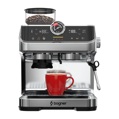 Cafetera Semiautomatica Espresso 20 Bar Molino Latte Cappuccino Bogner