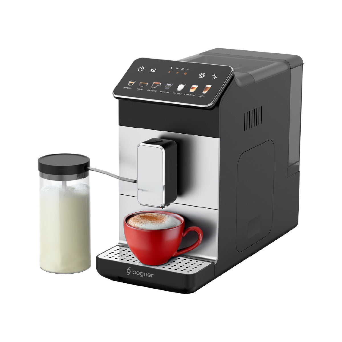Cafetera Espresso Super Automática 20 Bar Latte Capp Bogner
