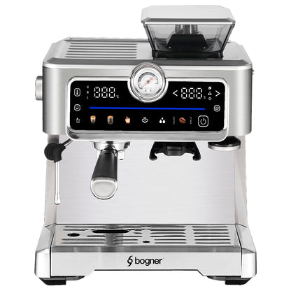 Cafetera Semiautomática Multicápsula Con Molino 20bar Bogner