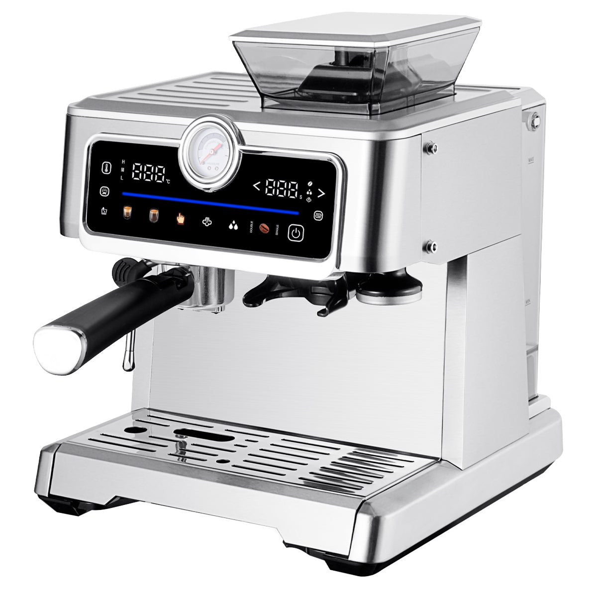 Cafetera Semiautomática Multicápsula Con Molino 20bar Bogner