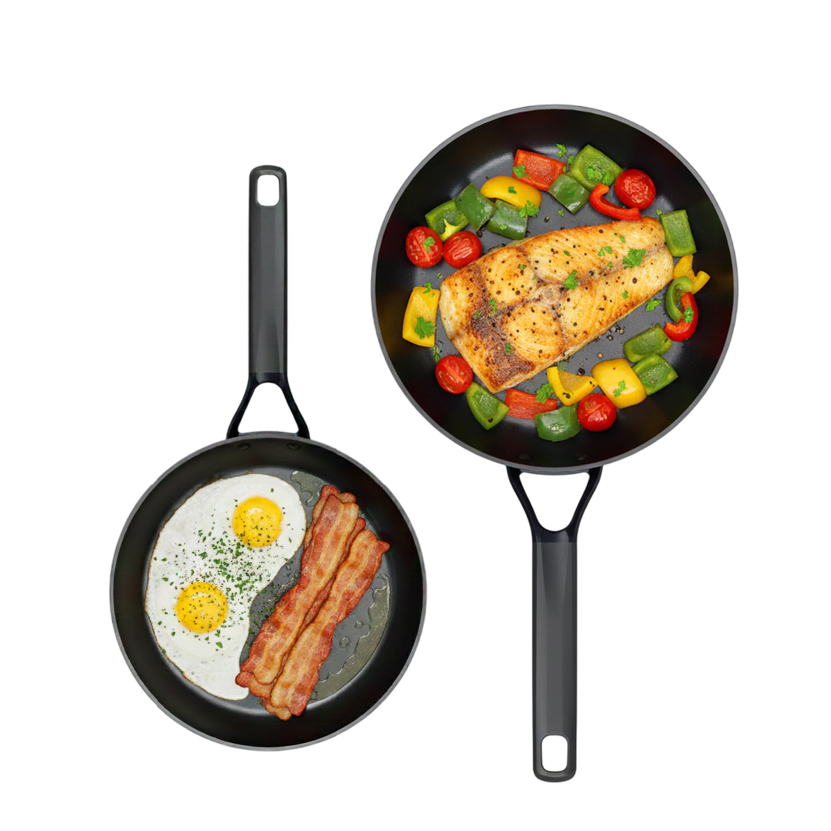 Bogner Set de Sartenes 20 y 24cm Inducción Aluminio Forjado BFPBK2024