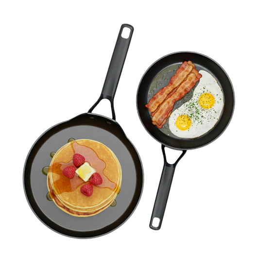 Bogner Set de Sarten y Comal 20 y 26cm Inducción Aluminio Forjado BFPBK2026