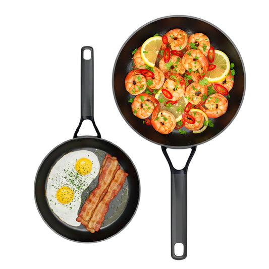 Bogner Set de Sartenes 20 y 28cm Inducción Aluminio Forjado BFPBK2028