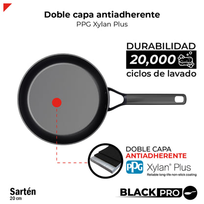 Bogner Sarten 20cm Inducción Aluminio Forjado BFPBK20