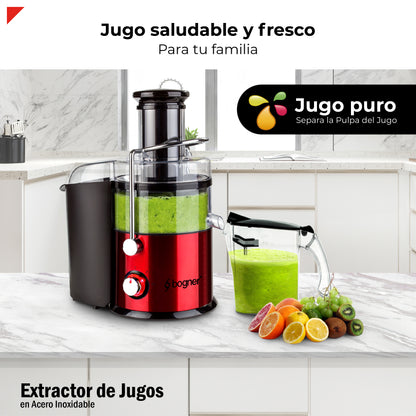 Extractor de frutas y verduras para jugos Bogner