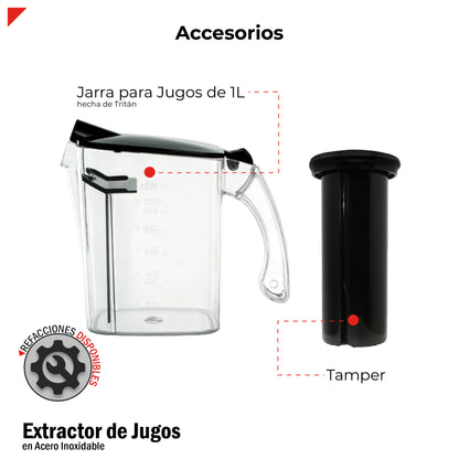 Extractor de frutas y verduras para jugos Bogner