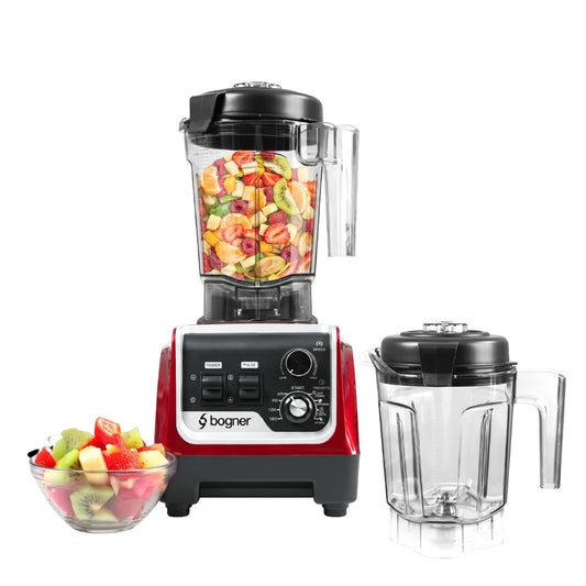 Bogner Combo Licuadora de Alta Potencia BSB03R 2200W + Vaso Extra
