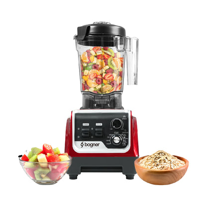 Licuadora de Alta Potencia Bogner BSB03R 2200W | Vaso de Tritán