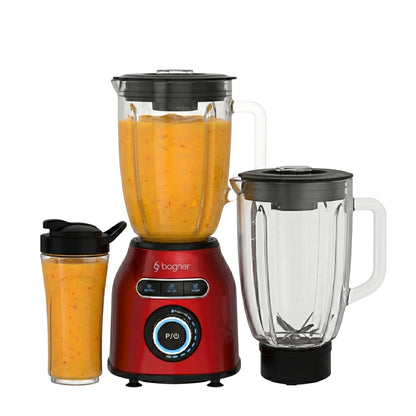 Bogner Combo Licuadora 2 En 1 Con Vaso Para Licuados 1200W + Vaso Extra