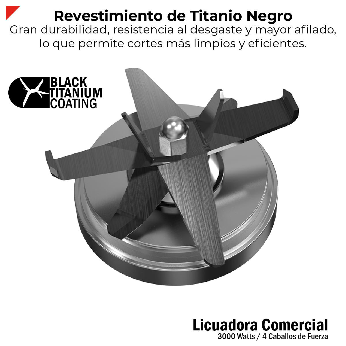 Bogner Licuadora Profesional BSB09S – 3000W, 2L, 3 Programas, Cuchillas Titanio, Acero Inoxidable