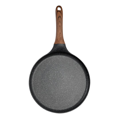 Comal De Aluminio Fundido 26cm Marble Black Pro Bogner