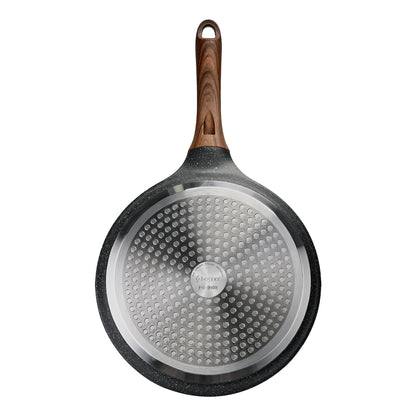 Comal De Aluminio Fundido 26cm Marble Black Pro Bogner