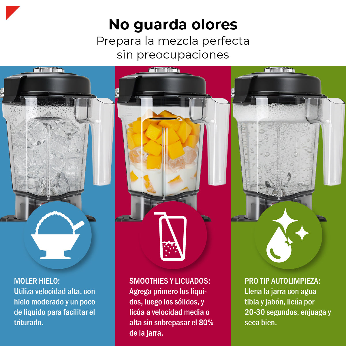 Vaso Tritán 2l C/aspas Y Tapa Para Licuadora Bbs10xg y Bsb03r