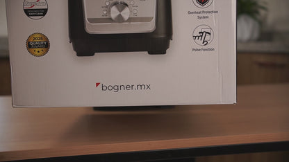 Bogner Combo Licuadora Silenciosa 3000w 4hp Tritán 2l + Vaso Extra