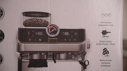 Cafetera Semiautomatica Espresso 20 Bar Molino Latte Cappuccino Bogner
