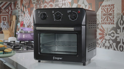 Bogner Horno Freidora De Aire 18 Litros Acero Inox BAF18