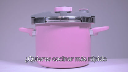 Bogner Olla De Presión 6l Acero Inox Rosa BPC06P