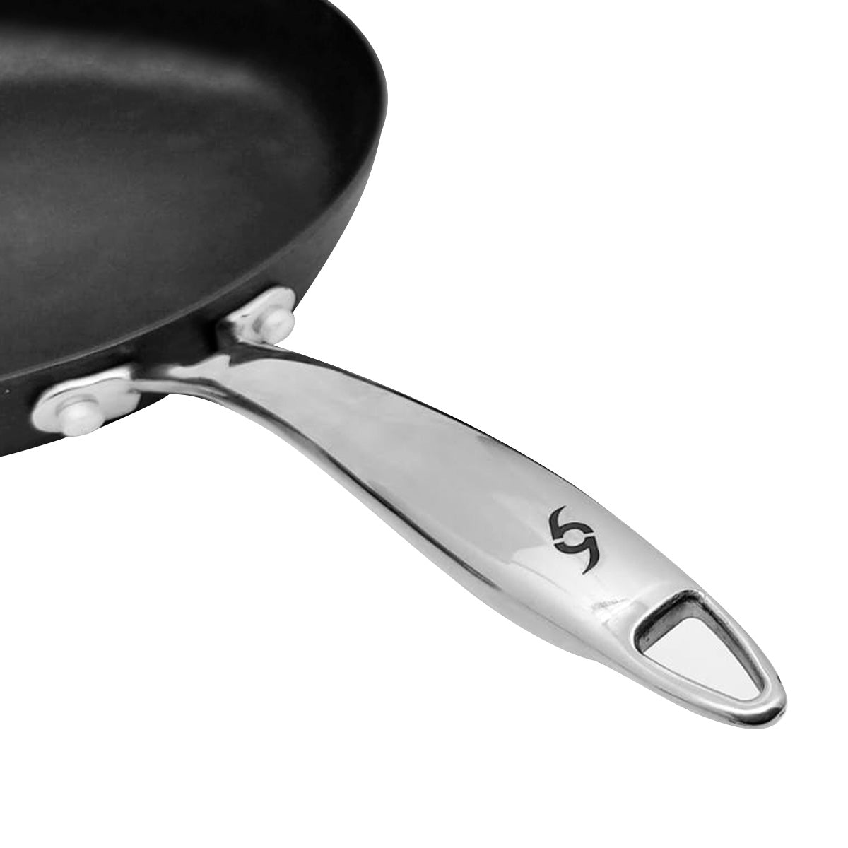 Sartén 28cm de aluminio anodizado con doble antiadherente