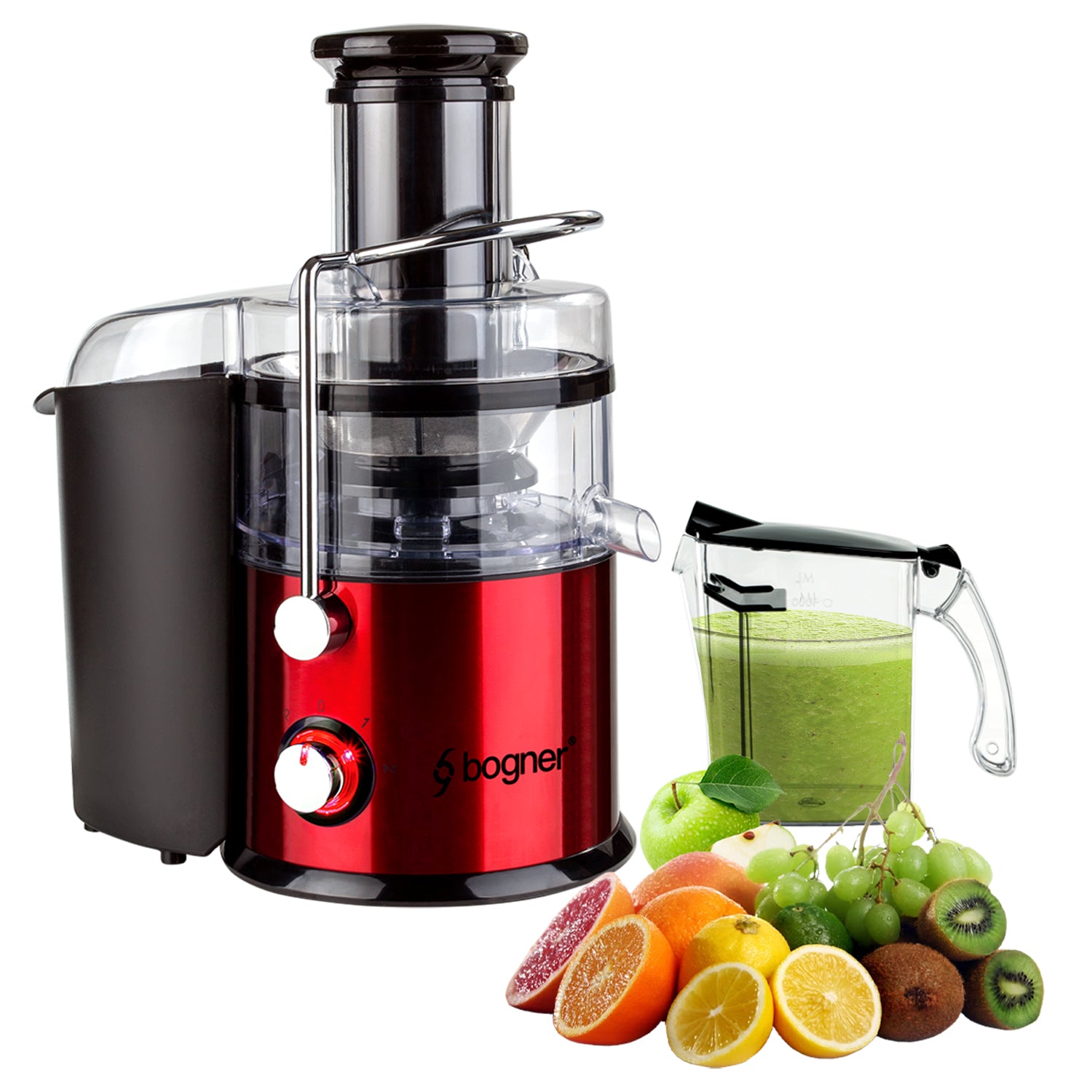 Extractor de frutas y verduras para jugos Bogner – bognermex